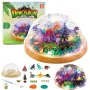 LEAN TOYS DIY Dinosaurier-Terrarium Kreativset mit Kuppel-Nachtlicht