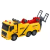 LEAN TOYS Abschleppwagen Pannenhilfe Haken Plattform Lichter Geräusche 1:16