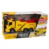 LEAN TOYS Abschleppwagen Pannenhilfe Haken Plattform Lichter Geräusche 1:16