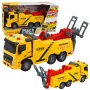 LEAN TOYS Abschleppwagen Pannenhilfe Haken Plattform Lichter Geräusche 1:16