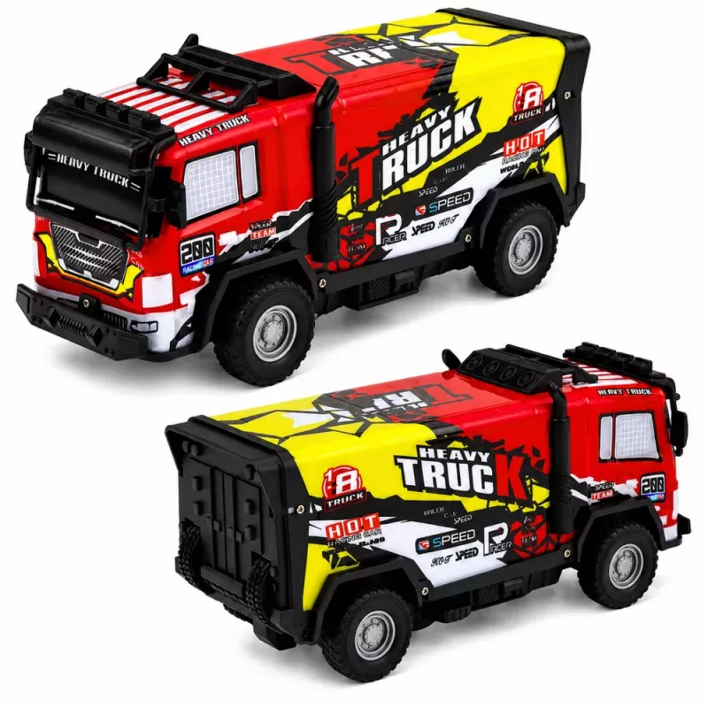 LEAN TOYS Off-road Vehicle Truck Illuminated Body Drive Sounds 1:16 RC Truck 4WD 2.4 GHz Grün/Schwarz