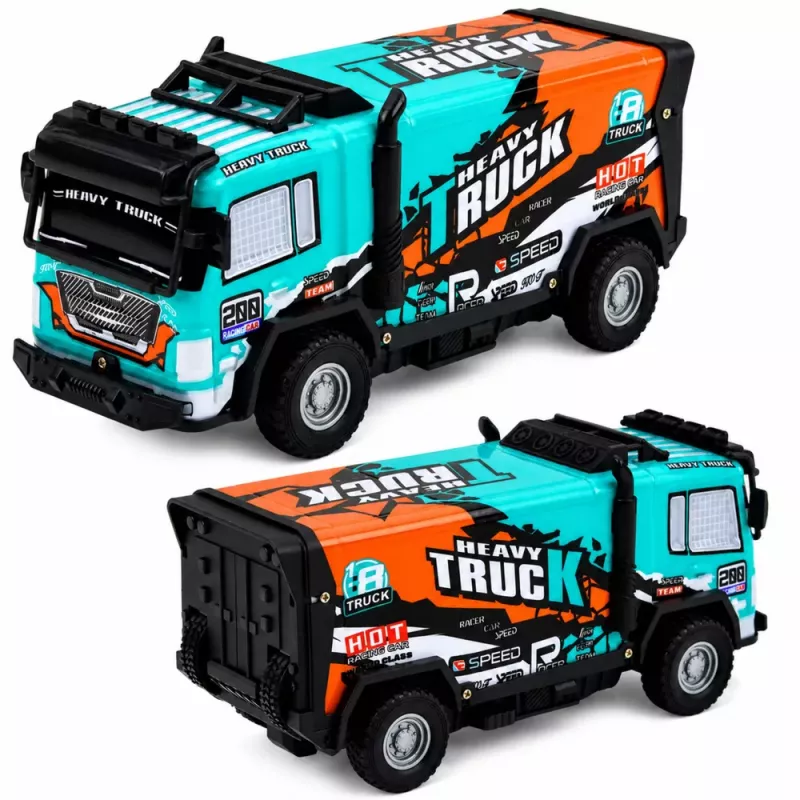 LEAN TOYS Off-road Vehicle Truck Illuminated Body Drive Sounds 1:16 RC Truck 4WD 2.4 GHz Grün/Schwarz