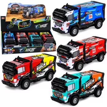 LEAN TOYS Off-road Vehicle Truck Illuminated Body Drive Sounds 1:16 RC Truck 4WD 2.4 GHz Grün/Schwarz