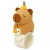 LEAN TOYS Plüsch-Selbstspannendes Armband Gans mit Capybara