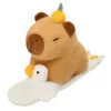 LEAN TOYS Plüsch-Selbstspannendes Armband Gans mit Capybara