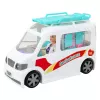LEAN TOYS Mobile Hospital Ambulance mit Trage 2in1 Puppenarzt Zubehör