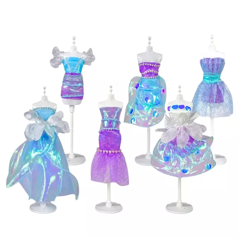 LEAN TOYS DIY Puppenkleid-Nähset Little Fashion Designer 143 Teile