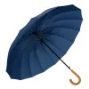 LEAN Großer Automatikschirm mit Schulterbezug 24-Rippen Marineblau 115 cm