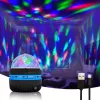 LEAN Projektorball Nachtlampe Bunte LED-Lichter 360° Fernbedienung