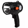 LEAN LED Solar Suchscheinwerfer Taschenlampe 6 Modi Powerbank Austauschbare Filter 19 cm