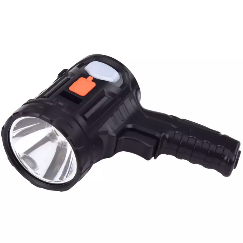 LEAN LED Solar Suchscheinwerfer Taschenlampe 6 Modi Powerbank Austauschbare Filter 19 cm
