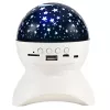 LEAN Nachtlicht Star Projector 3-in-1 Bluetooth LED Lautsprecher Weiß