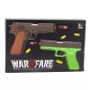 LEAN TOYS Spielzeugpistole Schaumstoffpatronen Munitionshülsen Weiß (100er-Pack)