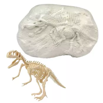 LEAN TOYS Paläontologen-Ausgrabungsset Dinosaurierskelett-Werkzeuge - T-REX