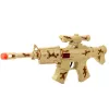 LEAN TOYS Militärgewehr-Set mit Gewehrzubehör Schussgeräusch Sand