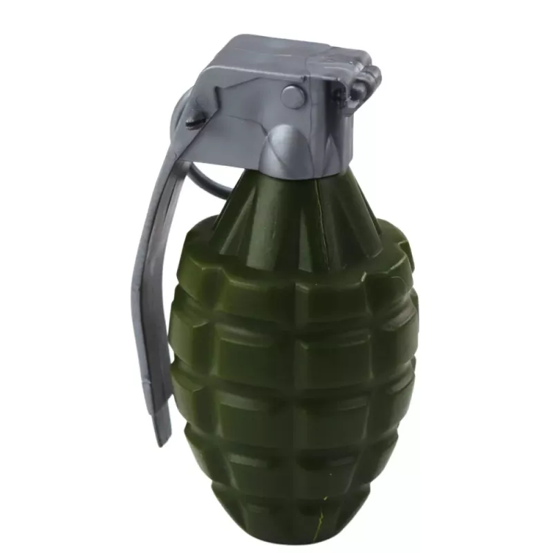 LEAN TOYS Militärgewehr-Set mit Gewehrzubehör, Schussgeräusch, Khaki