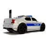 LEAN TOYS Batteriebetriebenes Polizeiauto 1:20 Licht und Sound Strung Silver