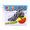 LEAN TOYS Ball mit flauschigem Fuchsschwanz interaktives Spielzeug für Kinder