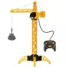 LEAN TOYS Fernbedienung Baukran RC Kabel 360° Drehung 71 cm