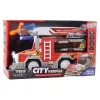 LEAN TOYS Feuerwehrfahrzeug mit Antrieb, beweglichen Elementen, Lichtern und Geräuschen