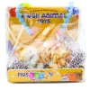 LEAN TOYS Schlafende Ingwer-Katze auf Kissenfigur mit Fellbeutel-Geräuschen