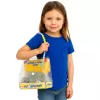 LEAN TOYS Schlafender Husky auf einem Kissen Figur mit Fellbeutel Geräuschen