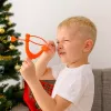 LEAN TOYS Schießspiel-Set Geschicklichkeitsspiel Schleuderpfeile mit Saugnäpfen 3 Stück