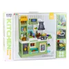 LEAN TOYS Kinderküche Wasserzyklus Lebensmittel farbwechselnd Dampf Grün 64 Teile