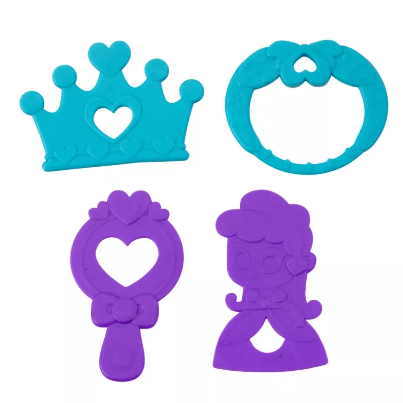 LEAN TOYS Schatztruhen-Set zum Tauchen und Wasserspaß, Pink, 21 Teile
