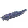 LEAN TOYS Militärflugzeugträger mit Licht und Sound, Reibungsantrieb, 24 cm