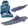 LEAN TOYS Militärflugzeugträger mit Licht und Sound, Reibungsantrieb, 24 cm