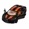 LEAN TOYS Auto Metall Sportwagen mit Licht und Sound, Rückzieher, Schwarz, 1:32