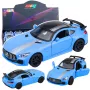 LEAN TOYS Sportwagen Metall mit Türen zum Öffnen, Lichtern und Geräuschen Blau 1:32