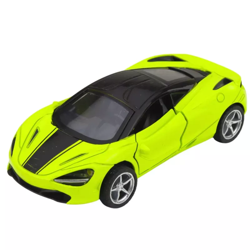 LEAN TOYS Sportwagen Metall Antrieb Lichter Geräusche Grün 1:32