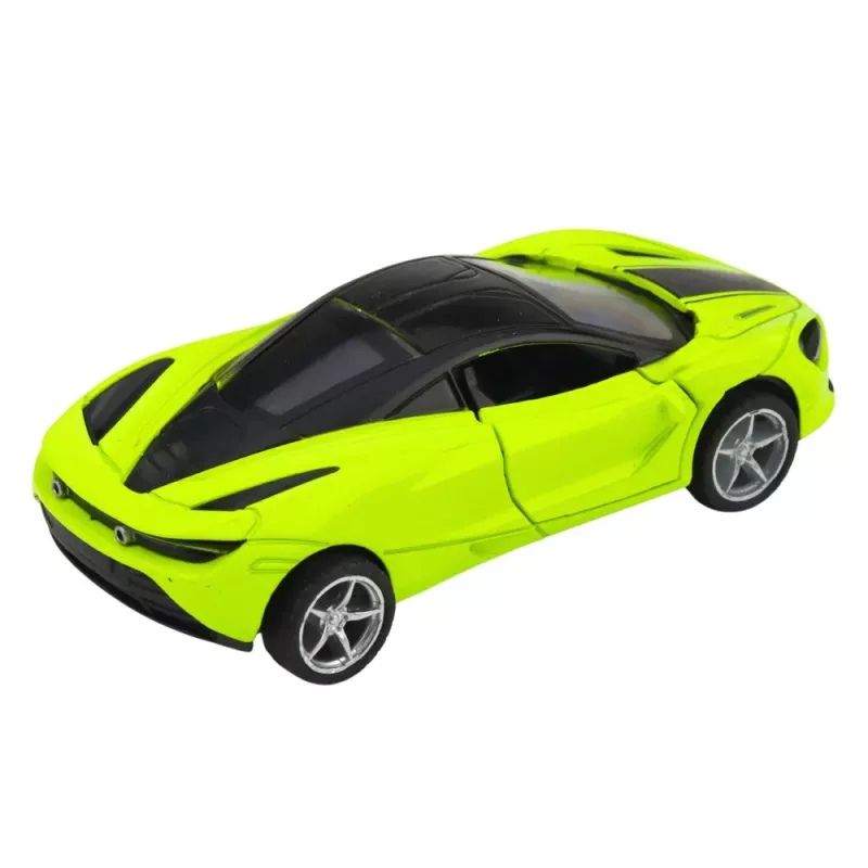 LEAN TOYS Sportwagen Metall Antrieb Lichter Geräusche Grün 1:32