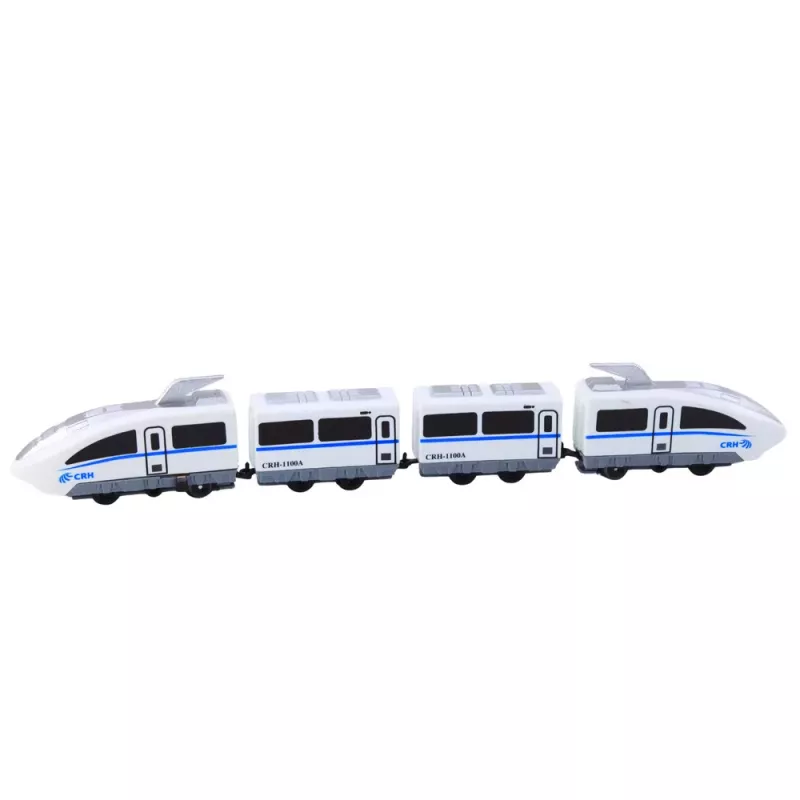 LEAN TOYS City Express Elektrischer Expresszug 13-teilige Eisenbahn
