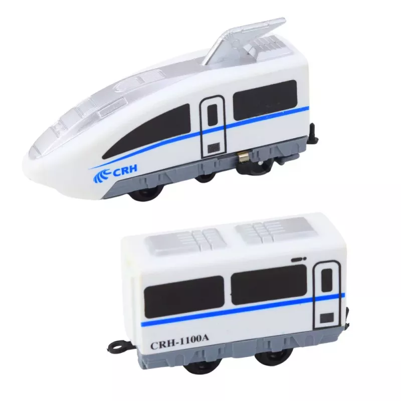 LEAN TOYS City Express Elektrischer Expresszug 13-teilige Eisenbahn