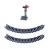 LEAN TOYS City Express Elektrischer Expresszug 13-teilige Eisenbahn