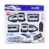 LEAN TOYS City Express Elektrischer Expresszug 13-teilige Eisenbahn