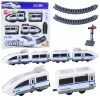 LEAN TOYS City Express Elektrischer Expresszug 13-teilige Eisenbahn