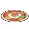 LEAN TOYS Capybara Dartboard Skill Game mit Klettbällen und Spielzeugpistolen 73,5 cm