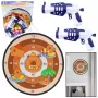 LEAN TOYS Capybara Dartboard Skill Game mit Klettbällen und Spielzeugpistolen 73,5 cm
