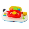 LEAN TOYS Fahrsimulator für Kleinkinder – Interaktives Lenkrad mit Licht und Sound