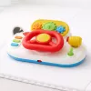 LEAN TOYS Fahrsimulator für Kleinkinder – Interaktives Lenkrad mit Licht und Sound