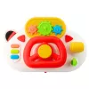 LEAN TOYS Fahrsimulator für Kleinkinder – Interaktives Lenkrad mit Licht und Sound