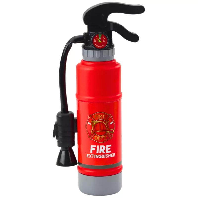 LEAN TOYS Spielzeug-Feuerlöscher für kleine Feuerwehrleute mit Wasser-Spray-Funktion