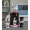 LEAN TOYS Spielzeug-Wasserspender für Kinder mit Licht und Sound Pink