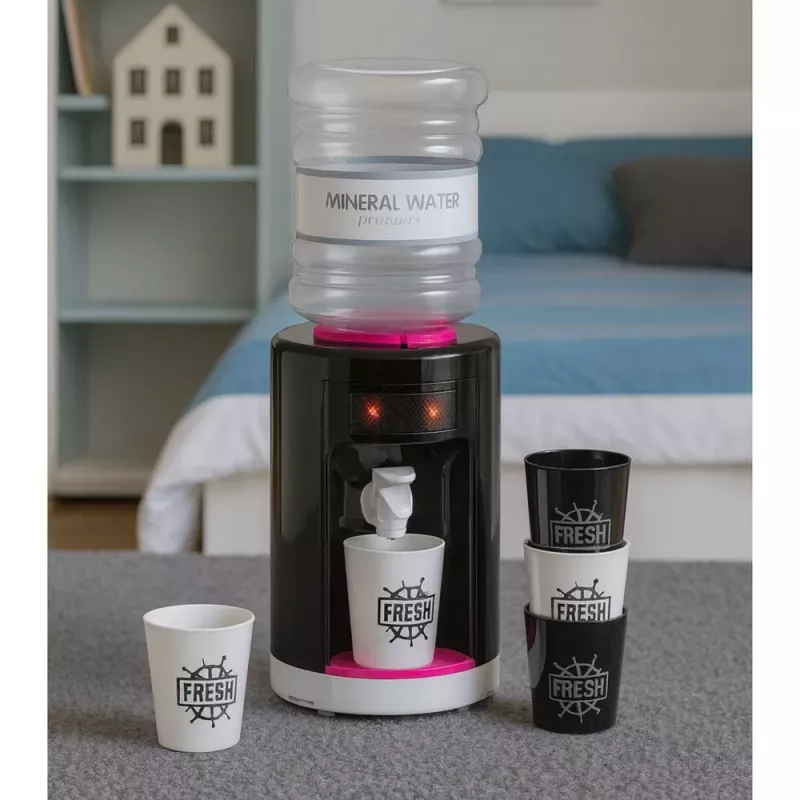 LEAN TOYS Spielzeug-Wasserspender für Kinder mit Licht und Sound Pink