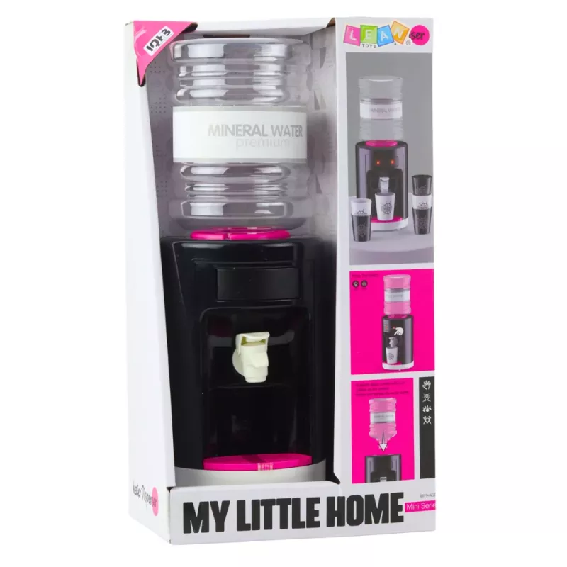 LEAN TOYS Spielzeug-Wasserspender für Kinder mit Licht und Sound Pink
