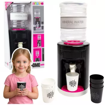 LEAN TOYS Spielzeug-Wasserspender für Kinder mit Licht und Sound Pink